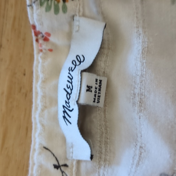 Madewell Women's Shirt With Floral Design - Picture 2 of 3